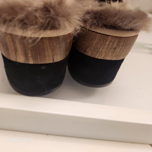 Jambu Leather "Monaco" Mules. Fur lined. NWOT. Size 6 - Picture 7 of 10